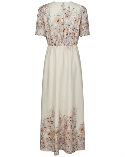 Neo Noir - Serna Flower Print Kjole - Burned Powder